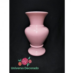 Vaso cerâmica redondo Rosa G