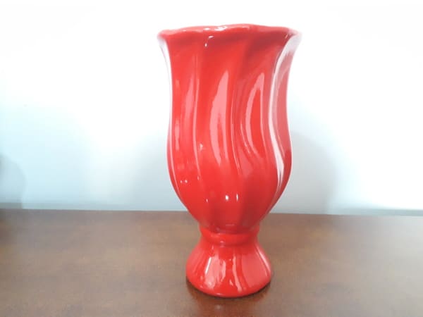 Vaso Ceramica Vermelha G