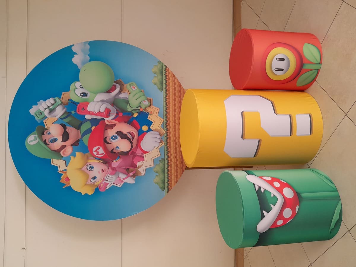 Mobiliario Super Mario com Painel