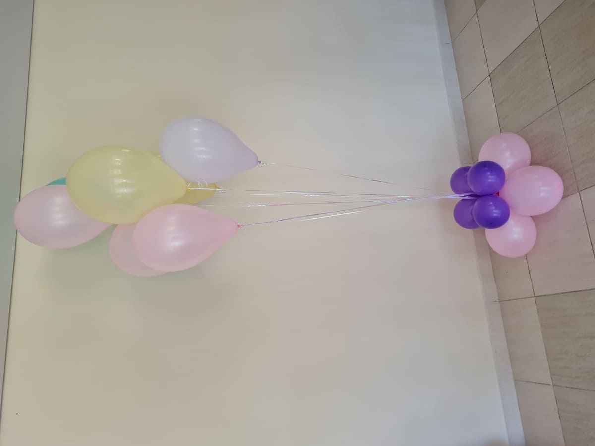 Buque de Balões Gas Helio Candy Colors