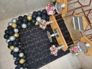 Mini Table Prata e Dourado (3)