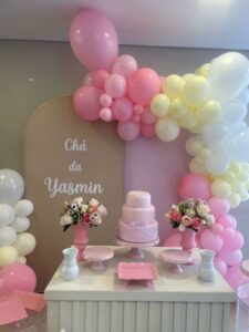 Chá de Bebe Rosa
