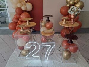 Mini Table aniversario Terracota