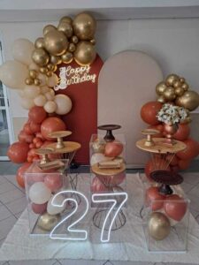 Mini Table aniversario Terracota