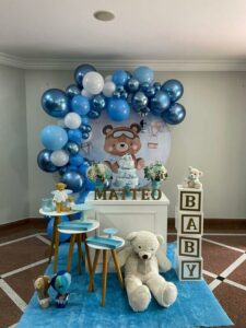 Mini Table Chá de Bebe Ursinho Baloeiro
