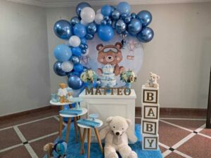 Mini Table Chá de Bebe Ursinho Baloeiro