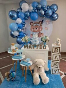 Mini Table Chá de Bebe Ursinho Baloeiro