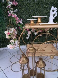 Pegue Monte Floral Carrinho