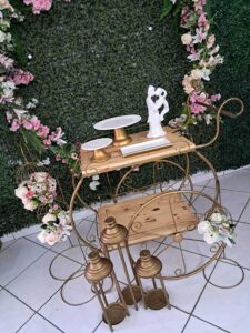 Pegue Monte Floral Carrinho