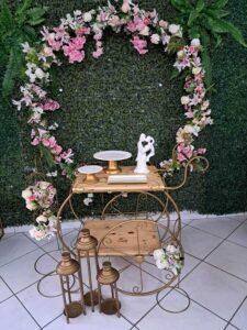 Pegue Monte Floral Carrinho