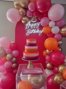 Mini Table 15 Anos Pink