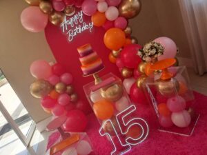 Mini Table 15 Anos Pink