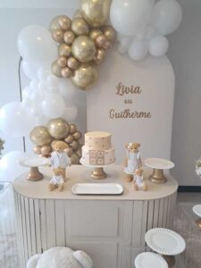 Aluguel Chá revelação Off White