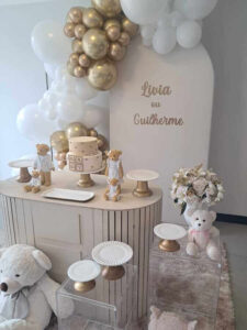 Aluguel Chá revelação Off White