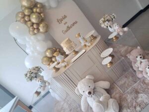 Aluguel Chá revelação Off White