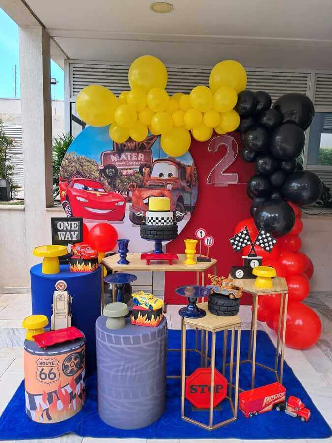 Mesa Decorada Carros (6) Mesa Decorada Carros