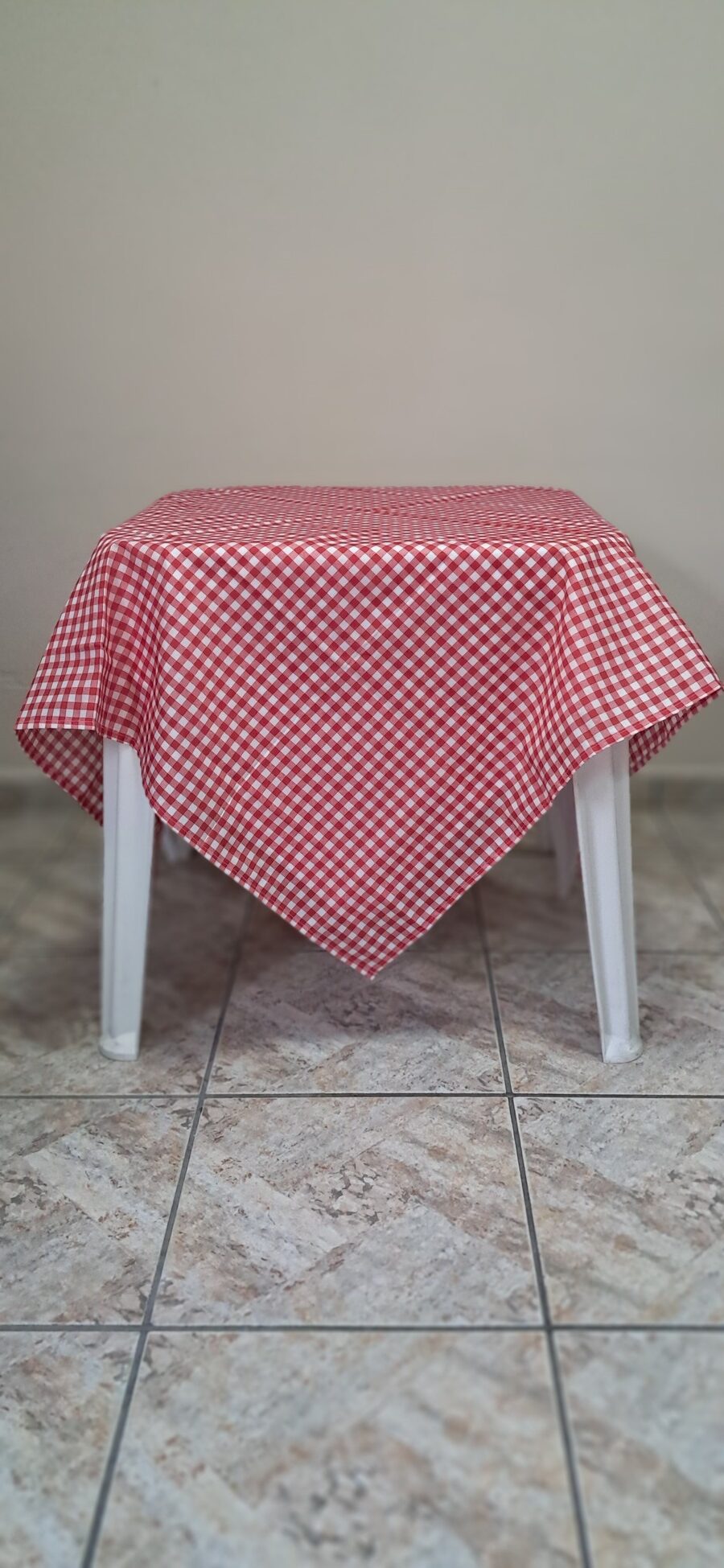 Toalha de mesa xadrez vermelha (1) Toalha de mesa xadrez vermelha