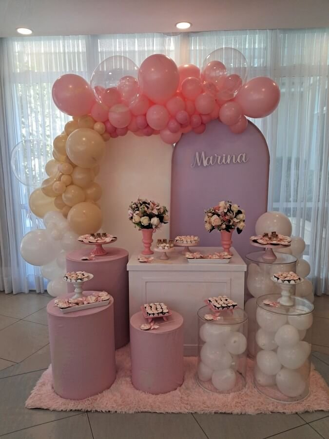 Mini-Table_Cha-de-bebe-Rosa-e-Lilas_Luxo Mini-Table_Cha-de-bebe-Rosa-e-Lilas_Luxo