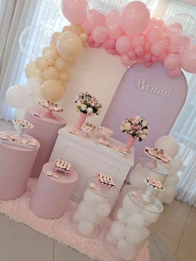 Mini-Table_Cha-de-bebe-Rosa-e-Lilas_Luxo Mini-Table_Cha-de-bebe-Rosa-e-Lilas_Luxo