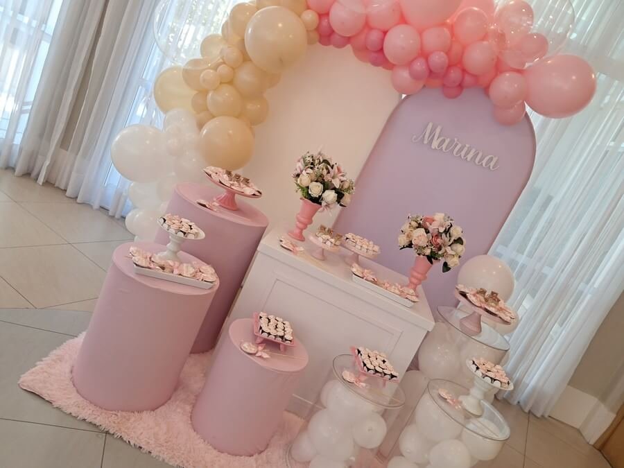 Mini-Table_Cha-de-bebe-Rosa-e-Lilas_Luxo Mini-Table_Cha-de-bebe-Rosa-e-Lilas_Luxo