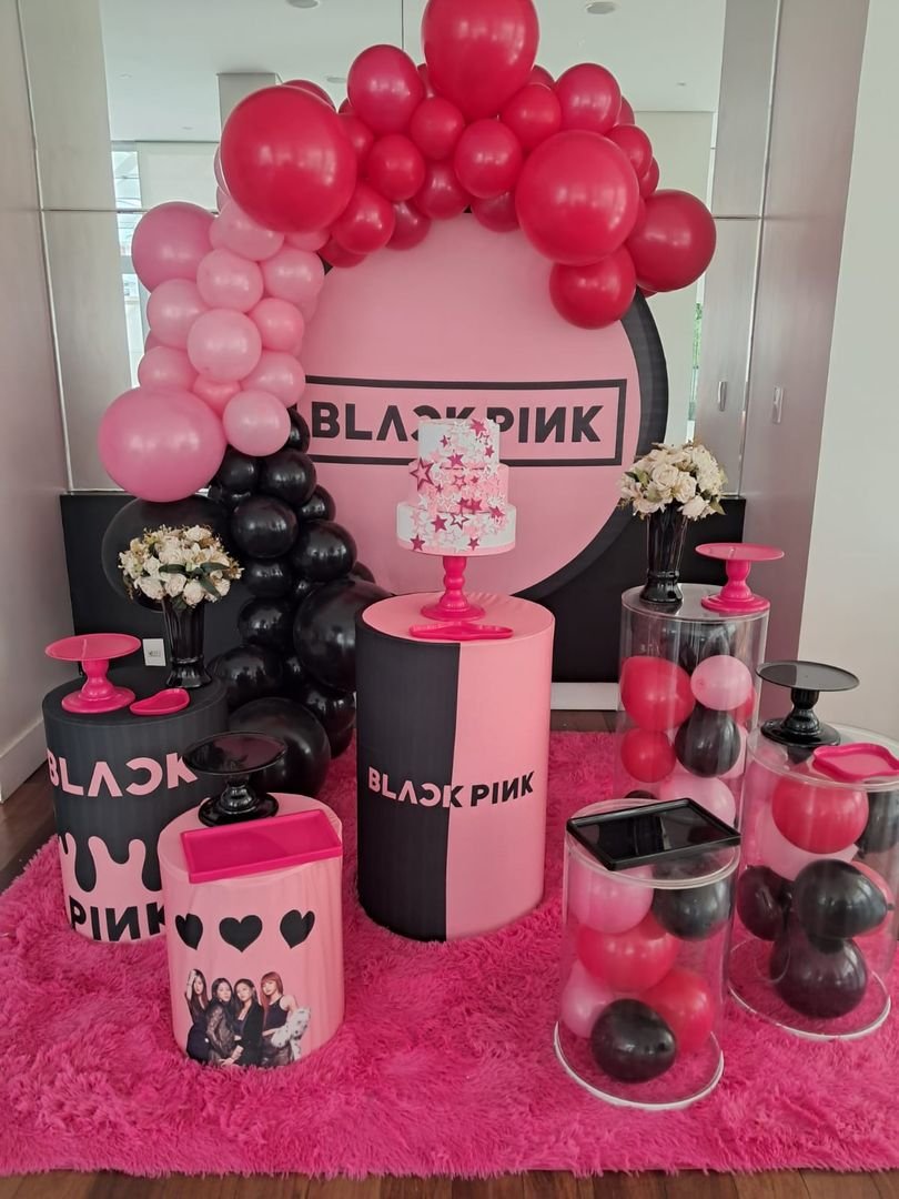 Mini-Table_Black-Pink_Luxo Mini-Table_Black-Pink_Luxo