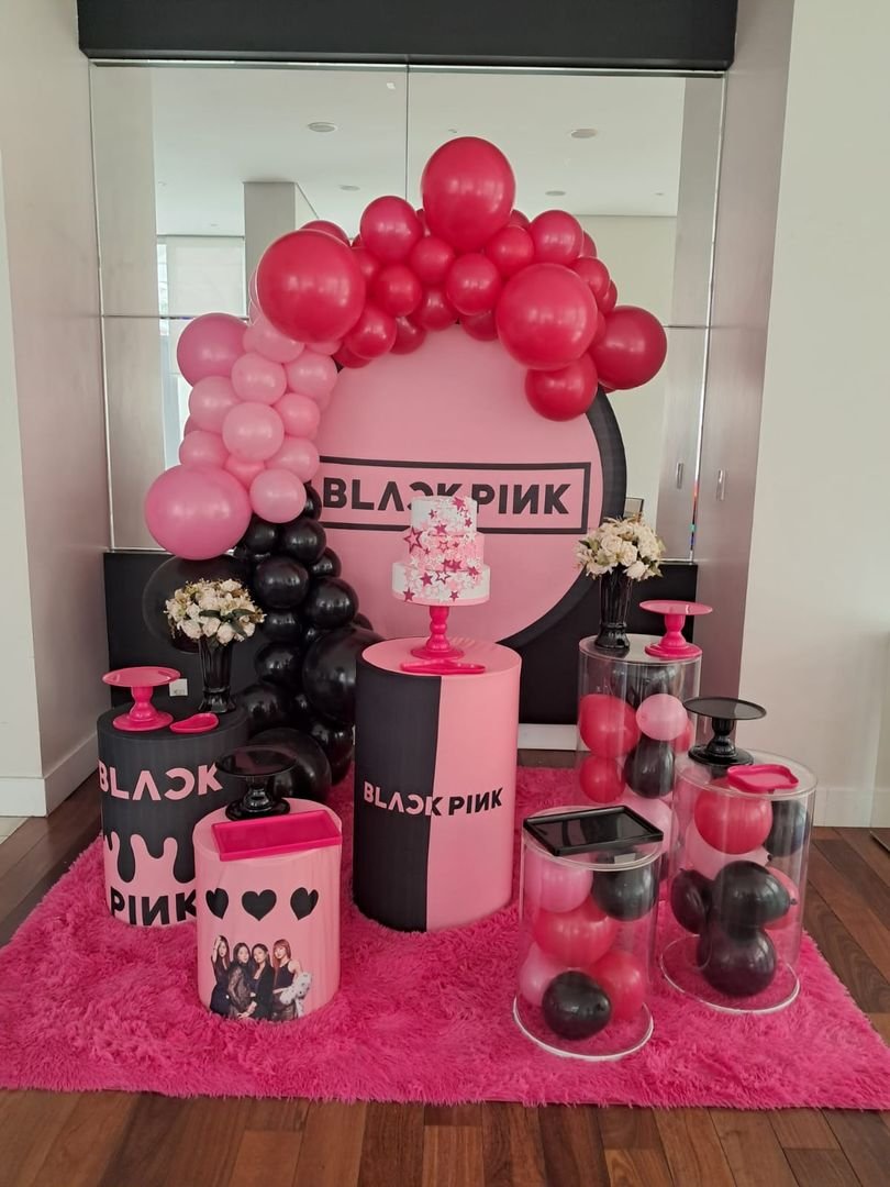 Mini-Table_Black-Pink_Luxo Mini-Table_Black-Pink_Luxo